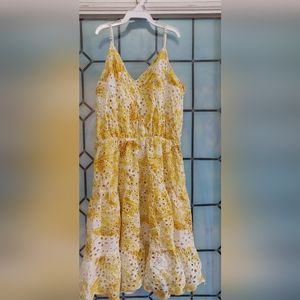 Express yellow mini dress size